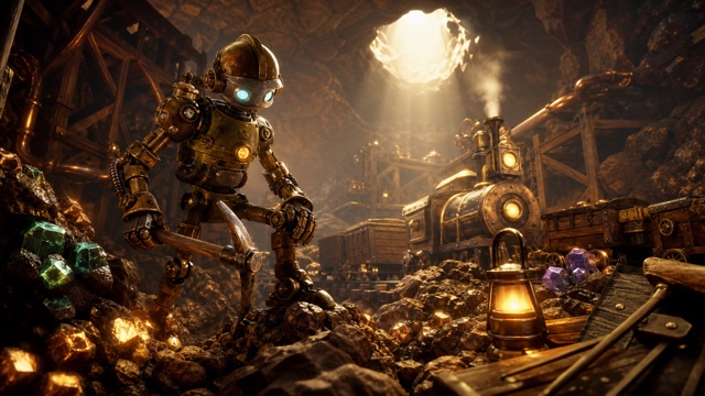 SteamWorld Dig original game remake reference artwork 2