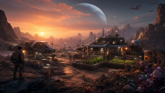 Stranded Alien Dawn original game remake reference artwork 3