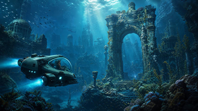 Submerged Hidden Depths original game remake reference artwork 2