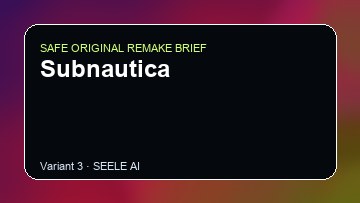 Subnautica original game remake reference artwork 3