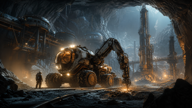 Subterrain Mines of Titan original game remake reference artwork 2