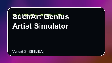 SuchArt Genius Artist Simulator original game remake reference artwork 3