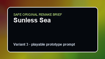 Sunless Sea original sunless sea custom game reference artwork 3