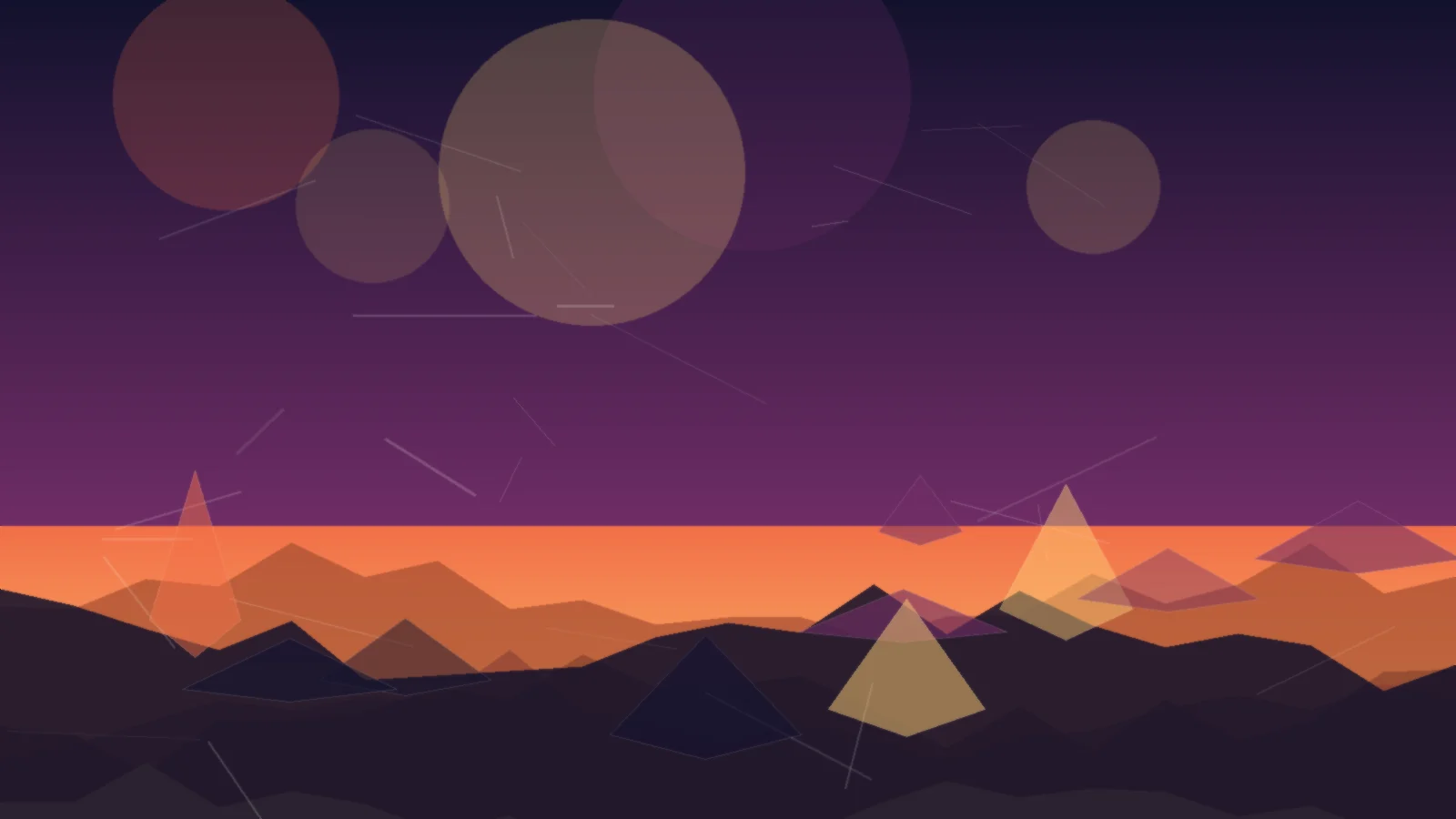 Stronger Spatial Framing illustration for Sunset Skybox Texture