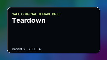 Teardown original game remake reference artwork 3