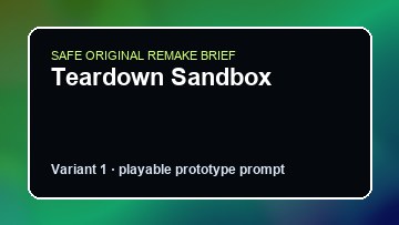 Teardown Sandbox Ostriv Custom Game Builder preview