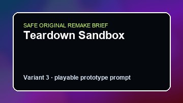 Teardown Sandbox original teardown sandbox custom game reference artwork 3