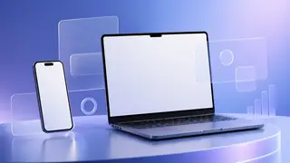 Tech Device Mockups (Laptop/Phone) Generator preview