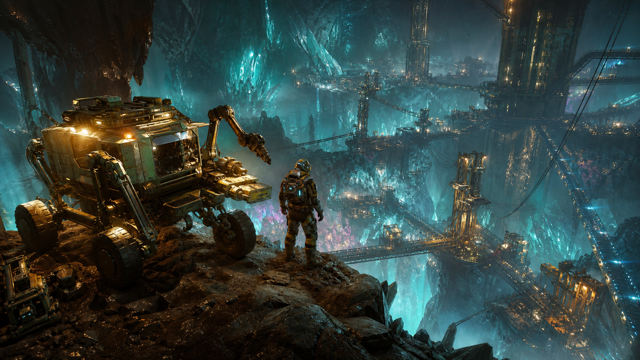Techtonica Deep Descent original game remake reference artwork 2