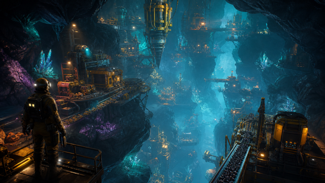 Techtonica Deep Descent original game remake reference artwork 3