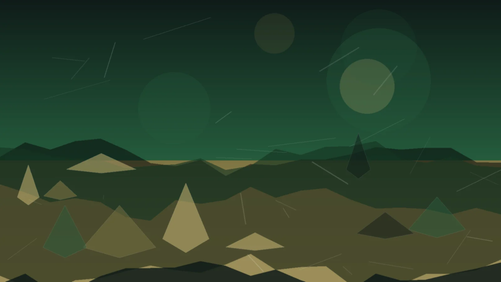 Compare World Layout Routes illustration for Canyon Terrain Generator