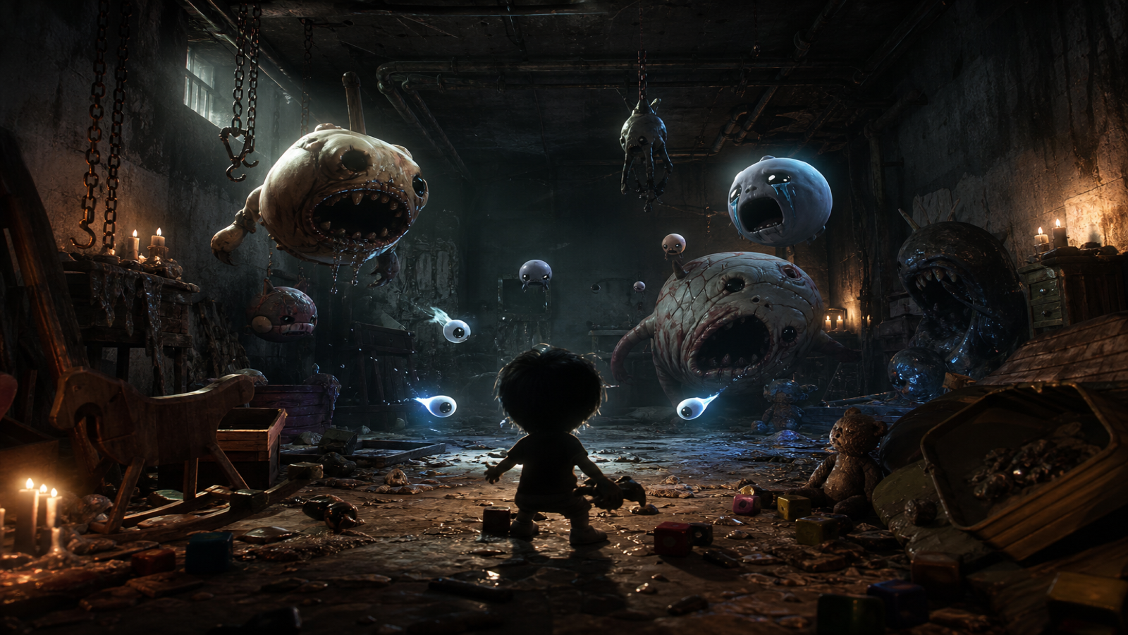The Binding of Isaac Rebirth original game remake reference artwork 3