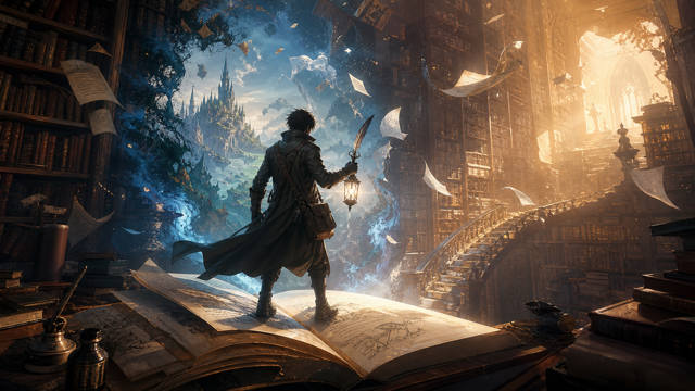 The Bookwalker Thief of Tales original game remake reference artwork 2