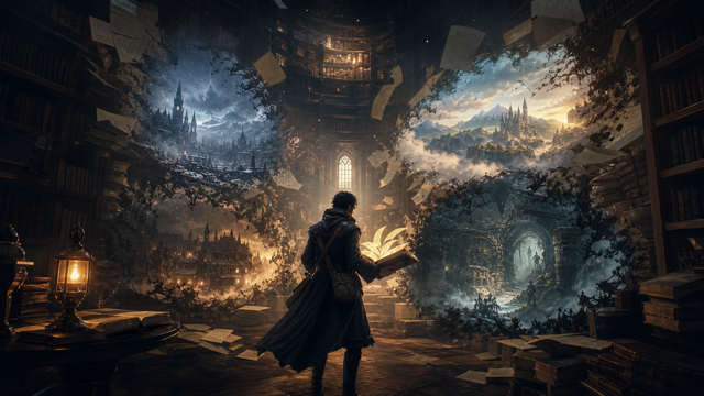The Bookwalker Thief of Tales original game remake reference artwork 3