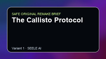 The Callisto Protocol Game Customer Remake preview