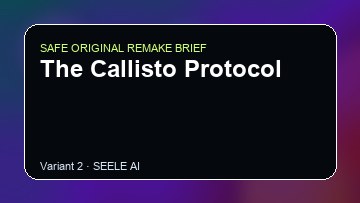 The Callisto Protocol original game remake reference artwork 2
