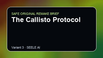 The Callisto Protocol original game remake reference artwork 3