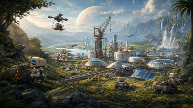 The Colonists original game remake reference artwork 1