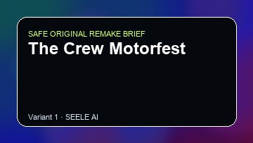 The Crew Motorfest Game Customer Remake preview