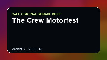 The Crew Motorfest original game remake reference artwork 3