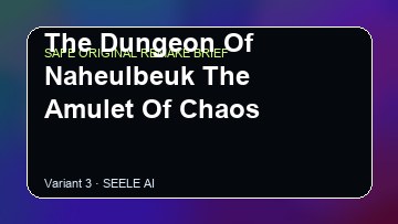 The Dungeon Of Naheulbeuk The Amulet Of Chaos original game remake reference artwork 3