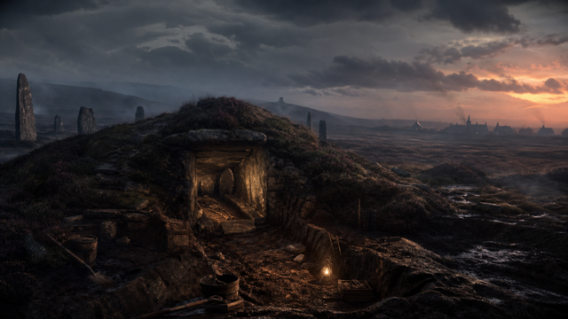 The Excavation of Hob Barrow original game remake reference artwork 3