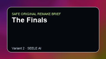 The Finals original game remake reference artwork 2
