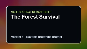 The Forest Survival original the forest survival custom game reference artwork 3