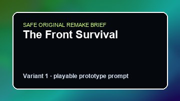 The Front Survival original the front survival diy game reference artwork 1