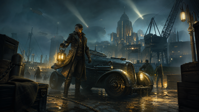 The Lamplighters League original game remake reference artwork 2