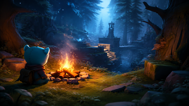 The Last Campfire original game remake reference artwork 3