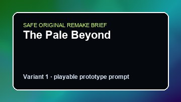 The Pale Beyond original the pale beyond diy game reference artwork 1