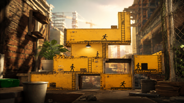 The Pedestrian original game remake reference artwork 3