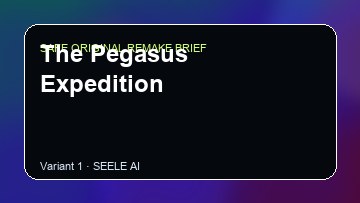 The Pegasus Expedition Game Customer Remake preview