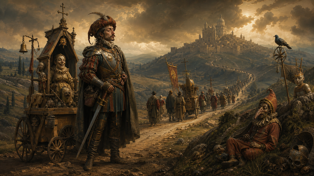 The Procession to Calvary original game remake reference artwork 2