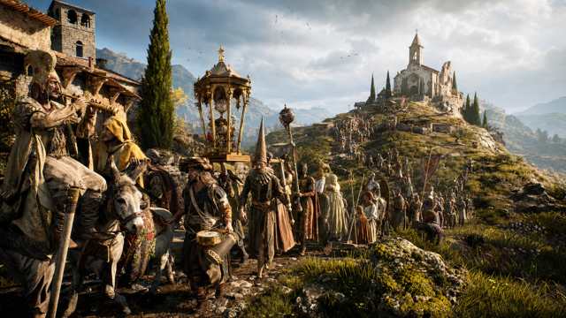 The Procession to Calvary original game remake reference artwork 3