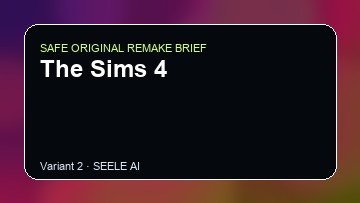 The Sims 4 original game remake reference artwork 2