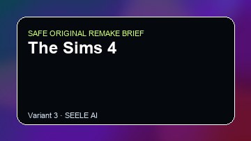The Sims 4 original game remake reference artwork 3