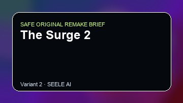 The Surge 2 original game remake reference artwork 2