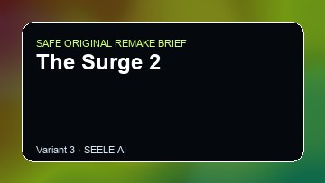 The Surge 2 original game remake reference artwork 3