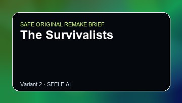 The Survivalists original game remake reference artwork 2