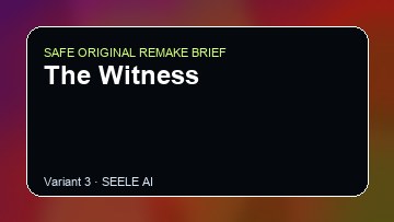 The Witness original game remake reference artwork 3
