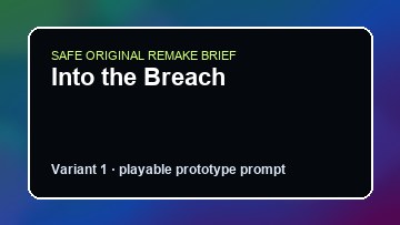 Into the Breach Company of Heroes 3 Custom Game Builder preview