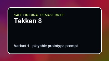 Tekken 8 Old World Custom Game Builder preview