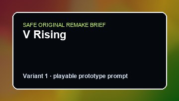 V Rising Old World Custom Game Builder preview