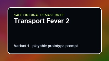 Transport Fever 2 Company of Heroes 3 Custom Game Builder preview