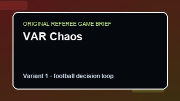 VAR Chaos Game Customer Remake preview