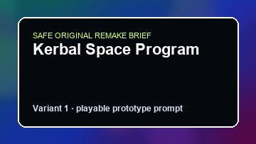 Kerbal Space Program original kerbal space program diy game reference artwork 1