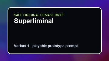 Superliminal original superliminal diy game reference artwork 1