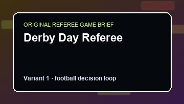 Derby Day Referee Game Customer Remake preview